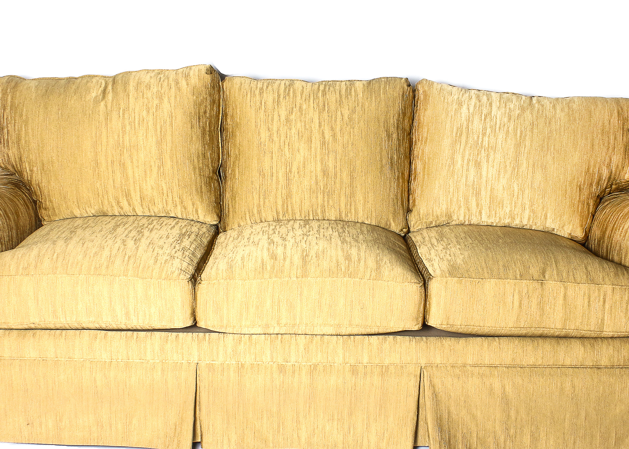Henredon Gold Colored Sofa from Fireside Collection EBTH